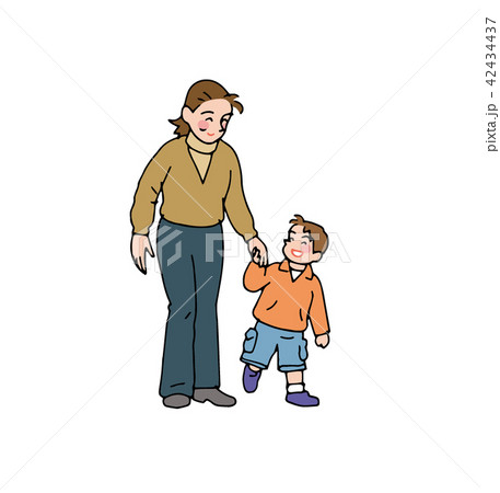 おばあちゃんと孫のイラスト素材 [42434437] - PIXTA