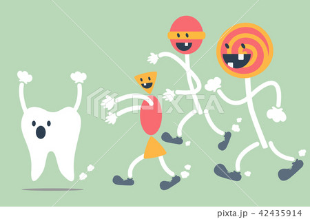 dental cartoon vector, decayed tooth dental cartoon vector, decayed tooth 42435914