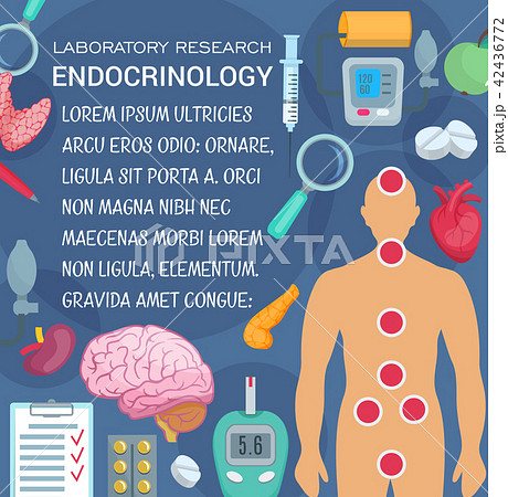 Endocrinology laboratory research medical poster 42436772
