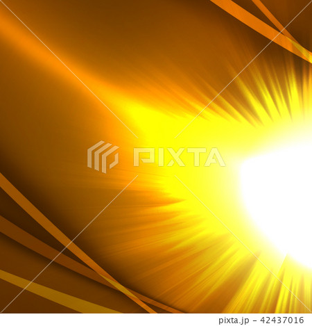 未来　希望　未来志向　テクノロジー　創造空間　閃光　放射光　光る 42437016