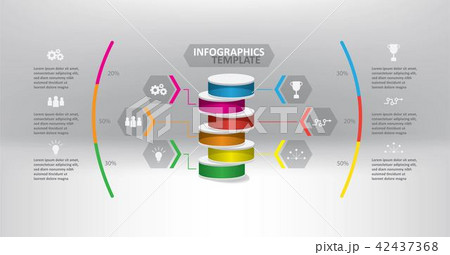 Business chart diagram and infographic template. Business chart diagram and infographic template. 42437368