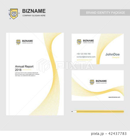 Company brochure with company logo 42437783