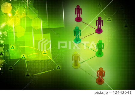 Social network concept 42442041