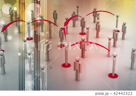 Social network concept 42442322