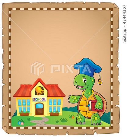 Turtle teacher theme parchment 1 42444307