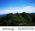 山　青空　尾根 42445500