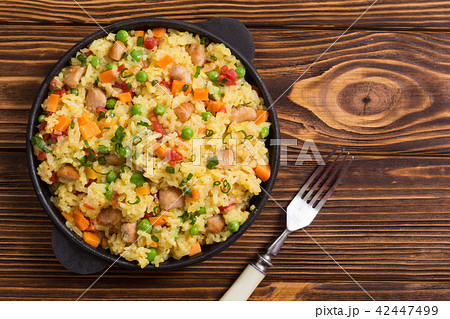 Risotto with peas Risotto with peas 42447499