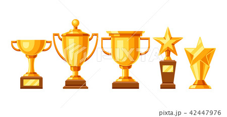 Set of old cups. 42447976