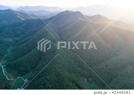 寧越 航空撮影 村 42449391