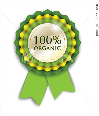 100% organic ribbon rosette 100% organic ribbon rosette 42451656