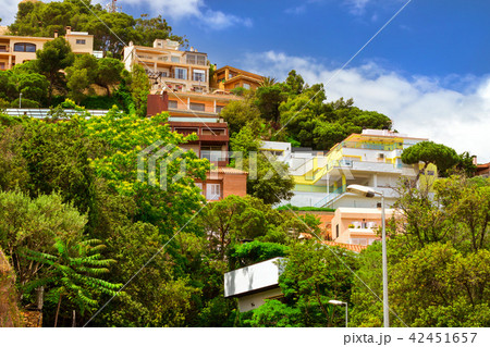 Villas in Spanish resort style. Blanes, Catalonia Villas in Spanish resort style. Blanes, Catalonia 42451657