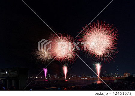 足立の打ち上げ花火 花火大会 足立の打ち上げ花火 花火大会 42451672