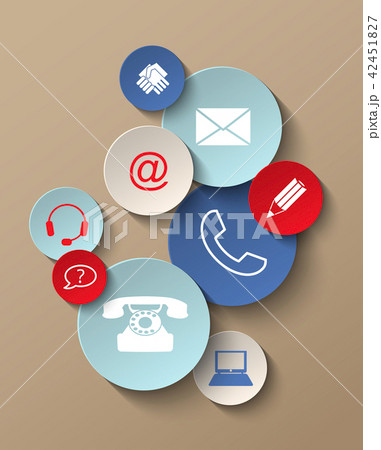 contact icons 42451827