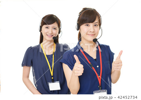 ガッツポーズのオペレーター ガッツポーズのオペレーター 42452734