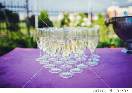 Glasses with wine 42455353