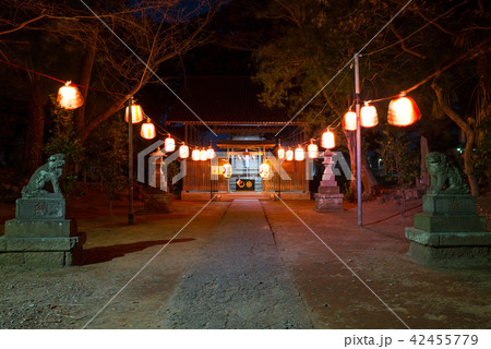千葉寺 瀧蔵神社 正月ライトアップ （千葉県千葉市中央区） 2018年1月 42455779