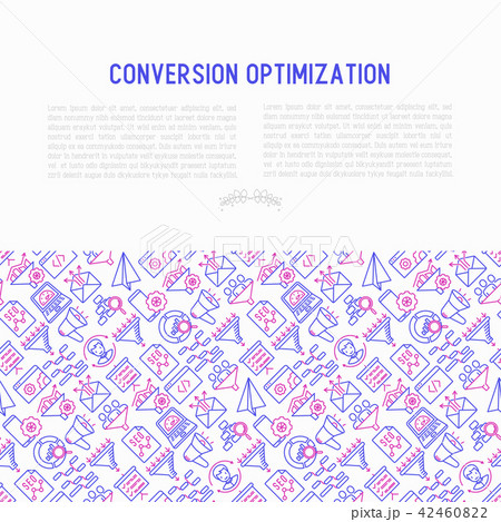 Conversion optimization concept Conversion optimization concept 42460822