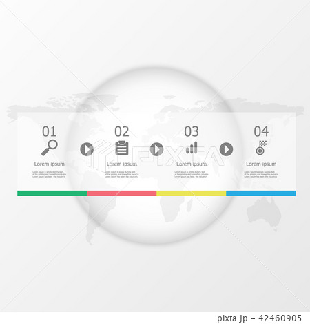 horizontal timeline infographics 4 steps horizontal timeline infographics 4 steps 42460905