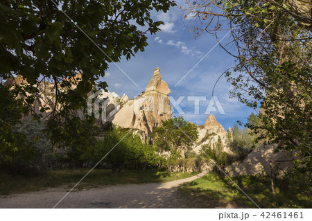 トルコ カッパドキア ローズバレー トレッキングコースからの風景 トルコ カッパドキア ローズバレー トレッキングコースからの風景 42461461