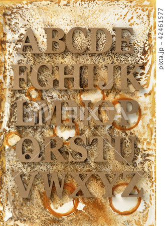アルファベット　背景素材　 42461577