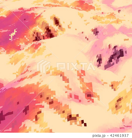 Abstract background with topographic landscape map and pixelated structure with textured mountains 42461937