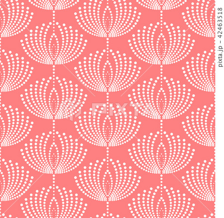 Floral pattern with points. Wallpaper seamless Floral pattern with points. Wallpaper seamless 42463518