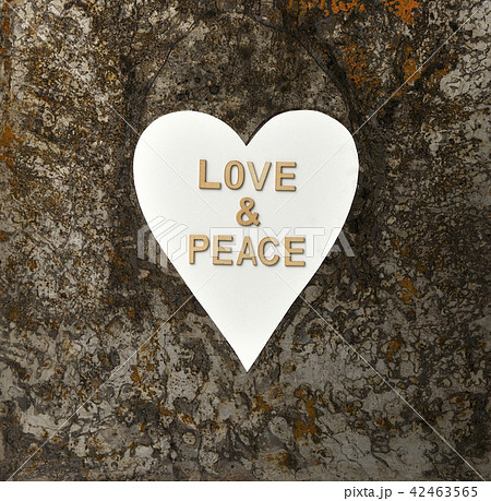 LOVE&PEACE 背景素材の写真素材 [42463565] - PIXTA
