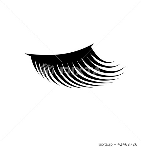 Woman eyelash icon illustration 42463726
