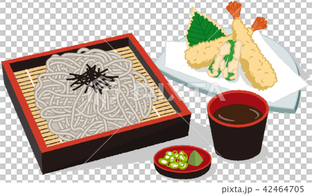 ざる蕎麦　天ぷら蕎麦 42464705