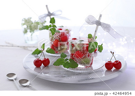 さくらんぼサイダーゼリー 42464954