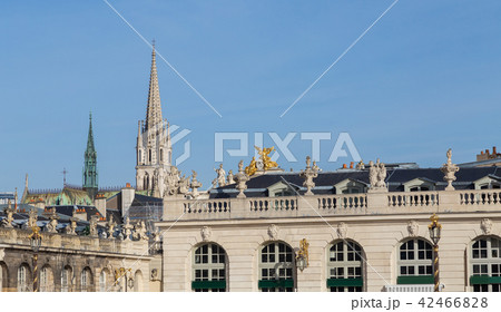 Place Stanislas Nancy France at blue sky Place Stanislas Nancy France at blue sky 42466828