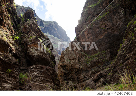 mountains landscape of Masca Gorge, Tenerife mountains landscape of Masca Gorge, Tenerife 42467408