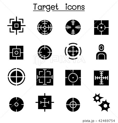 Target icon set 42469754