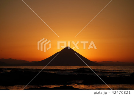 開聞岳　池田湖　かいもんだけ　旅行　指宿　南九州　雲 42470821