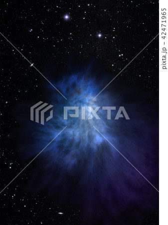 Small part of an infinite star field. 3D rendering 42471965