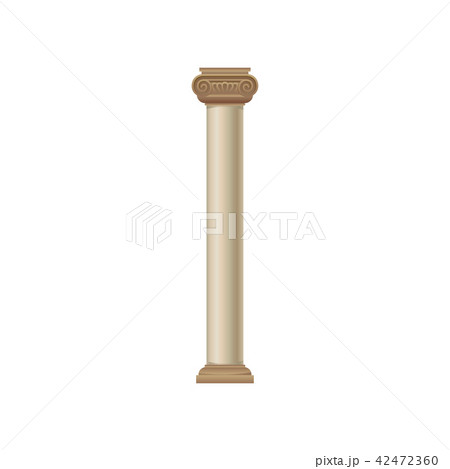Classic antique column vector Illustration on a white background Classic antique column vector Illustration on a white background 42472360