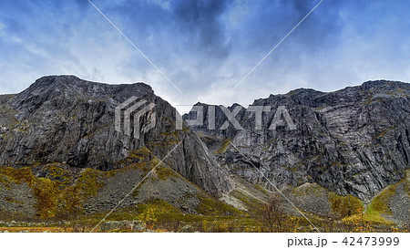 Beautiful mountain range landscape, Norway Beautiful mountain range landscape, Norway 42473999