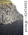 Natural basalt stone columns, Reynisfjara, Iceland 42474002