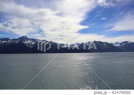 氷河クルーズの港スワード（アメリカ合衆国アラスカ州）の風景 42476000