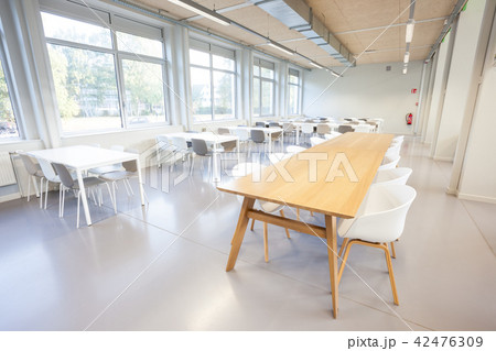 the dining room in an restaurant the dining room in an restaurant 42476309