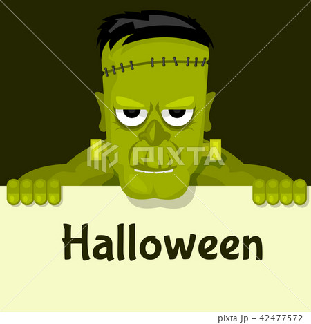 Frankenstein holds halloween poster 42477572