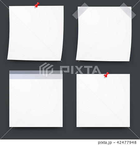 Post blank sticky paper sheet vector Post blank sticky paper sheet vector 42477948