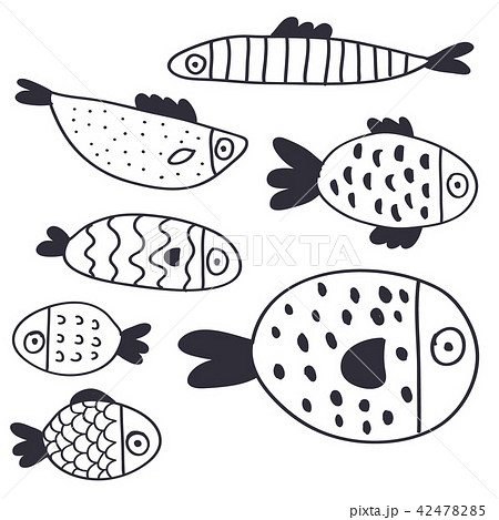 Cute cartoon vector fish collection Cute cartoon vector fish collection 42478285
