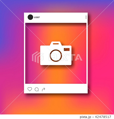Social  network post  photo frame  mockup  42478517