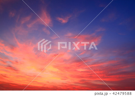 夕焼け空 夕焼け空 42479588