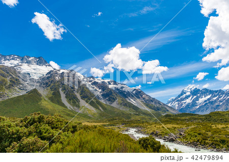 マウントクック国立公園のフッカーバレートラック 42479894