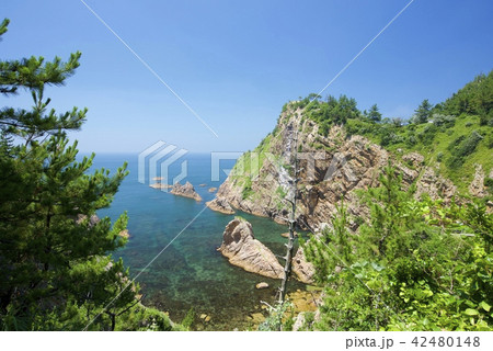 鳥取県の浦富海岸 42480148
