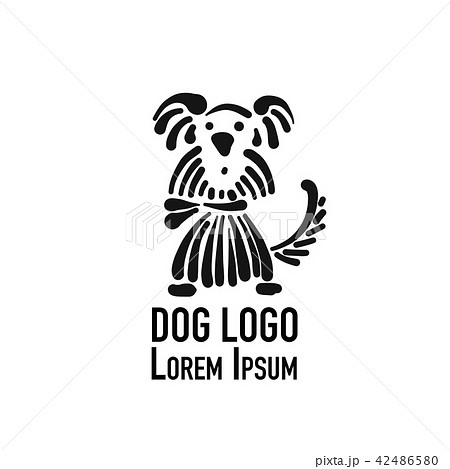 Funny dog, sketch for your design 42486580
