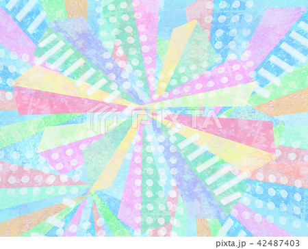 Pop art design. Contrasting polygonal backdrop. 42487403