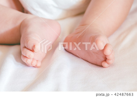 New born baby feet 42487663